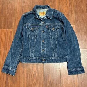 Vintage Levi's 70704 0216 Type 3 Blue Denim Jacket Size Youth 20